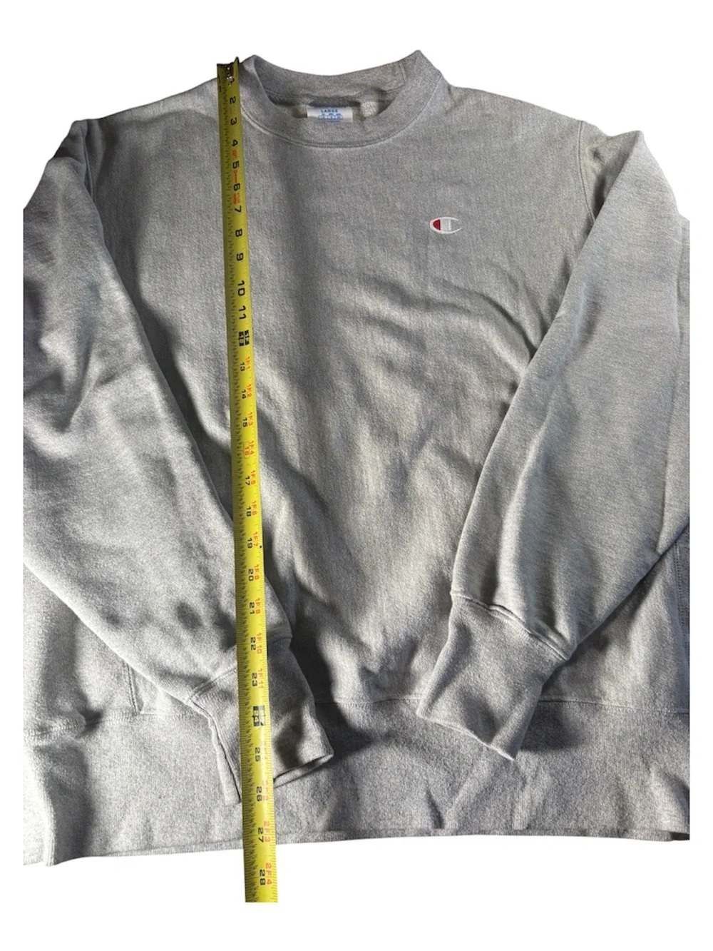 Vintage 90’s Champion Men’s Gray Crewneck Sweatshirt